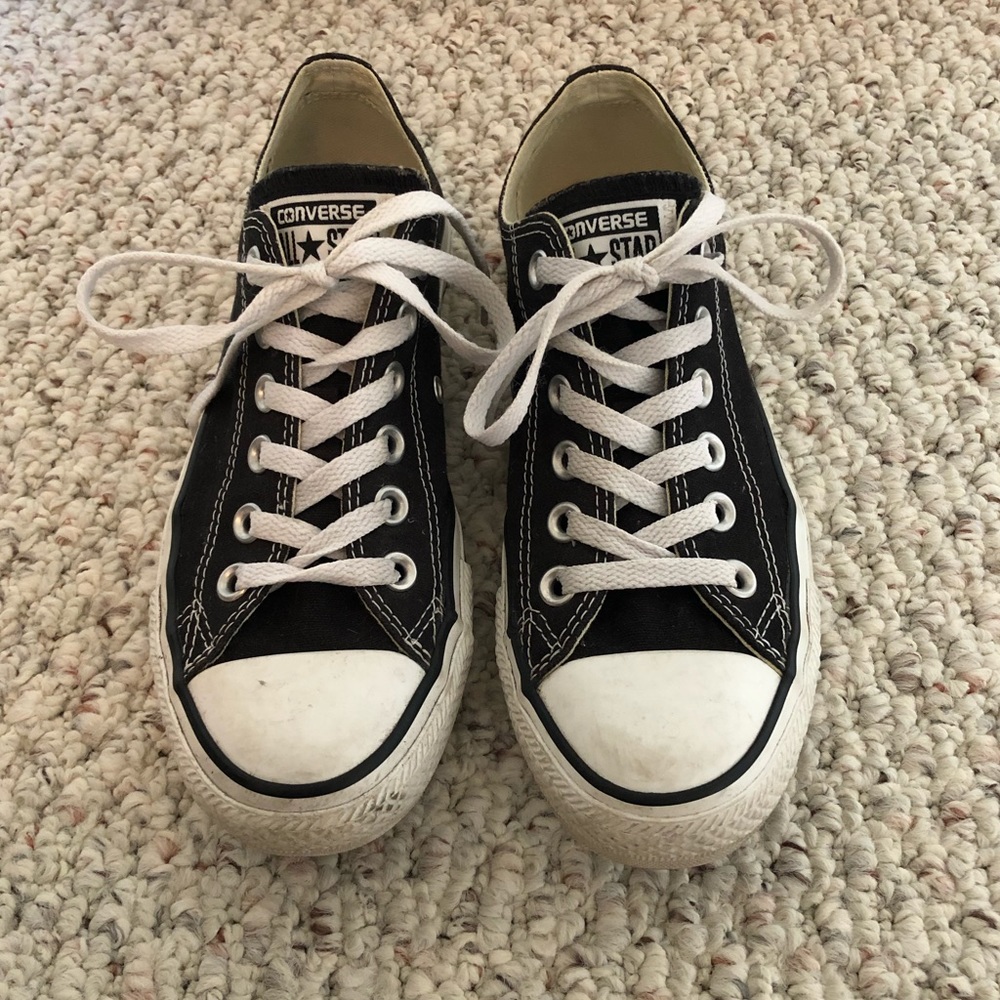 Black Low Top Converse